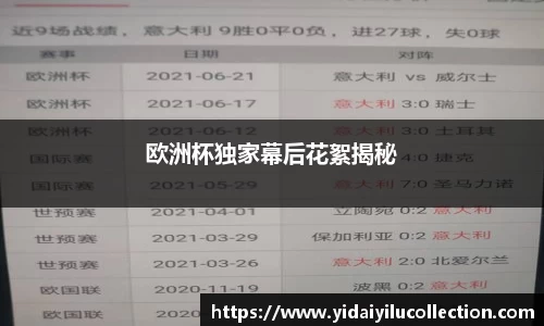 欧洲杯独家幕后花絮揭秘